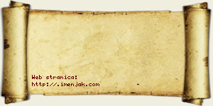 Julijana Trnjaković vizit kartica